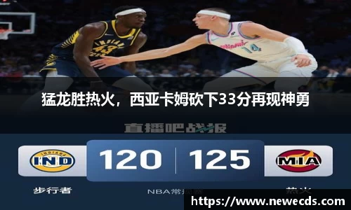猛龙胜热火，西亚卡姆砍下33分再现神勇